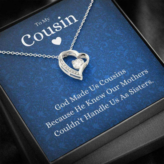 Cousin Necklace, To My Cousin Necklace, God Made Us Cousins, Gift For Cousin, Cousin Wedding Gift Rakva