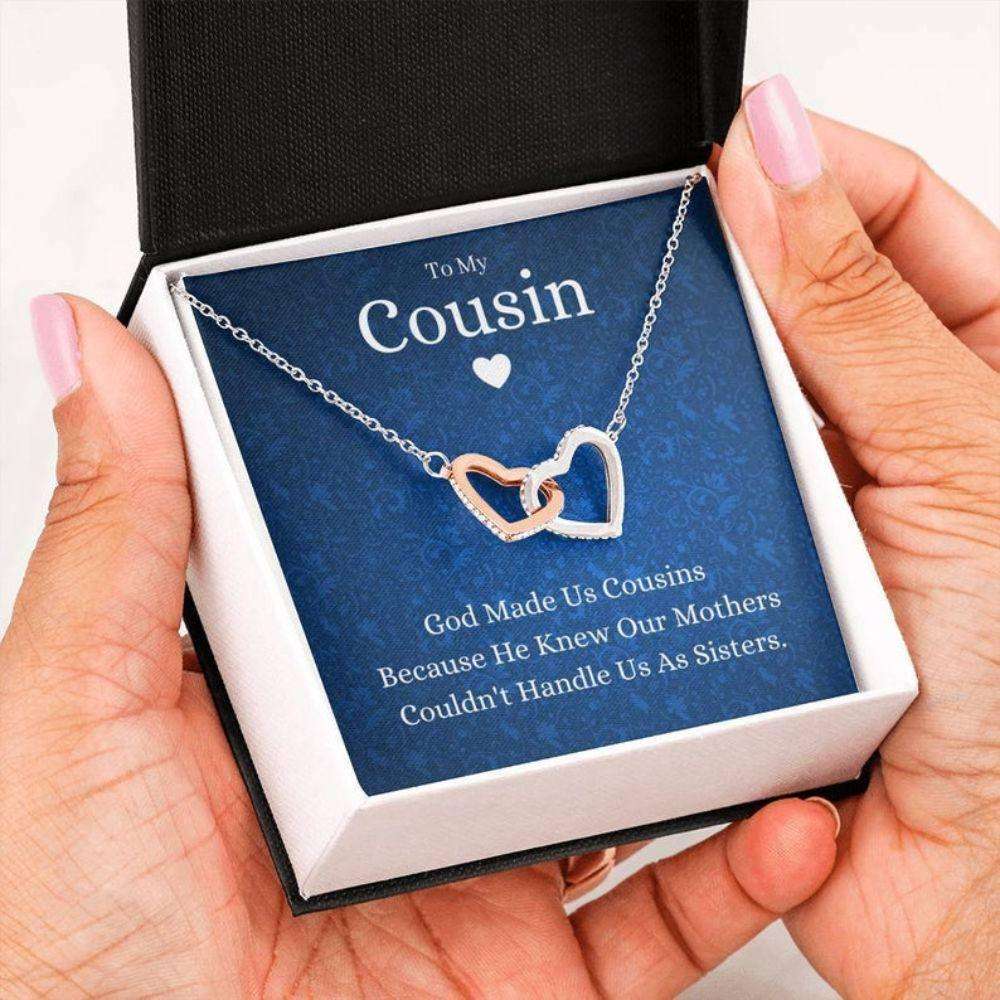 Cousin Necklace, To My Cousin Necklace, God Made Us Cousins, Gift For Cousin, Cousin Wedding Gift Rakva