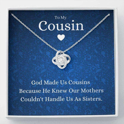 Cousin Necklace, To My Cousin Necklace, God Made Us Cousins, Gift For Cousin, Cousin Wedding Gift Rakva