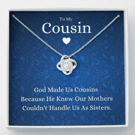 Cousin Necklace, To My Cousin Necklace, God Made Us Cousins, Gift For Cousin, Cousin Wedding Gift Rakva