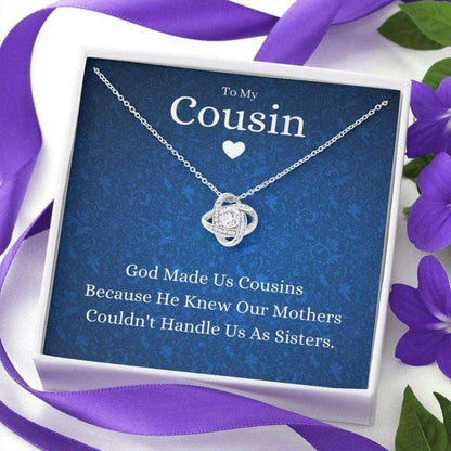 Cousin Necklace, To My Cousin Necklace, God Made Us Cousins, Gift For Cousin, Cousin Wedding Gift Rakva