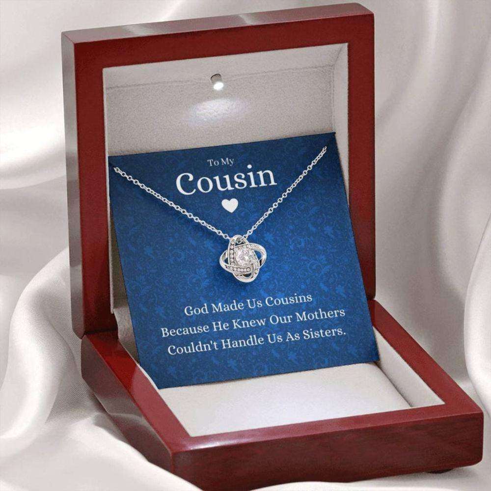 Cousin Necklace, To My Cousin Necklace, God Made Us Cousins, Gift For Cousin, Cousin Wedding Gift Rakva