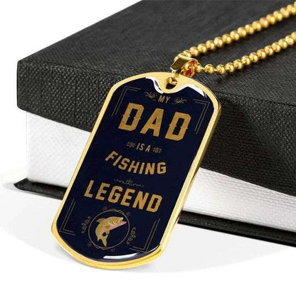 Dad Dog Tag Custom Picture Father’S Day, My Dad Always Hard For My Batter Future Dog Tag Necklace Gift For Dad Father's Day Rakva