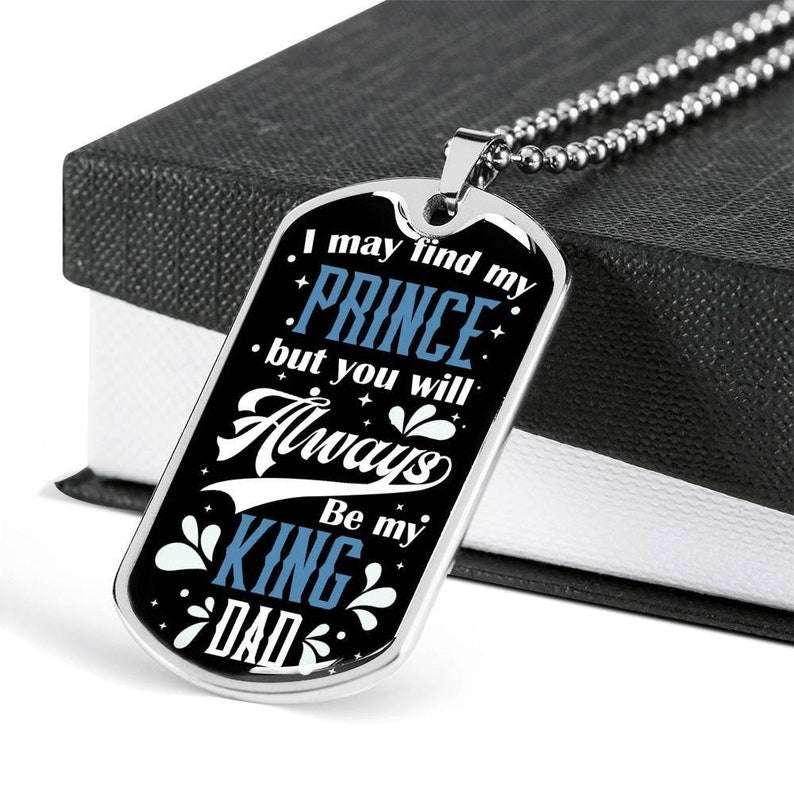 Dad Dog Tag, To My Dad Dog Tag Necklace, Gift For Dad From Daughter, Dad Gift For Father’S Day, Dog Tag Gifts For Dad V1 Christmas Day Rakva