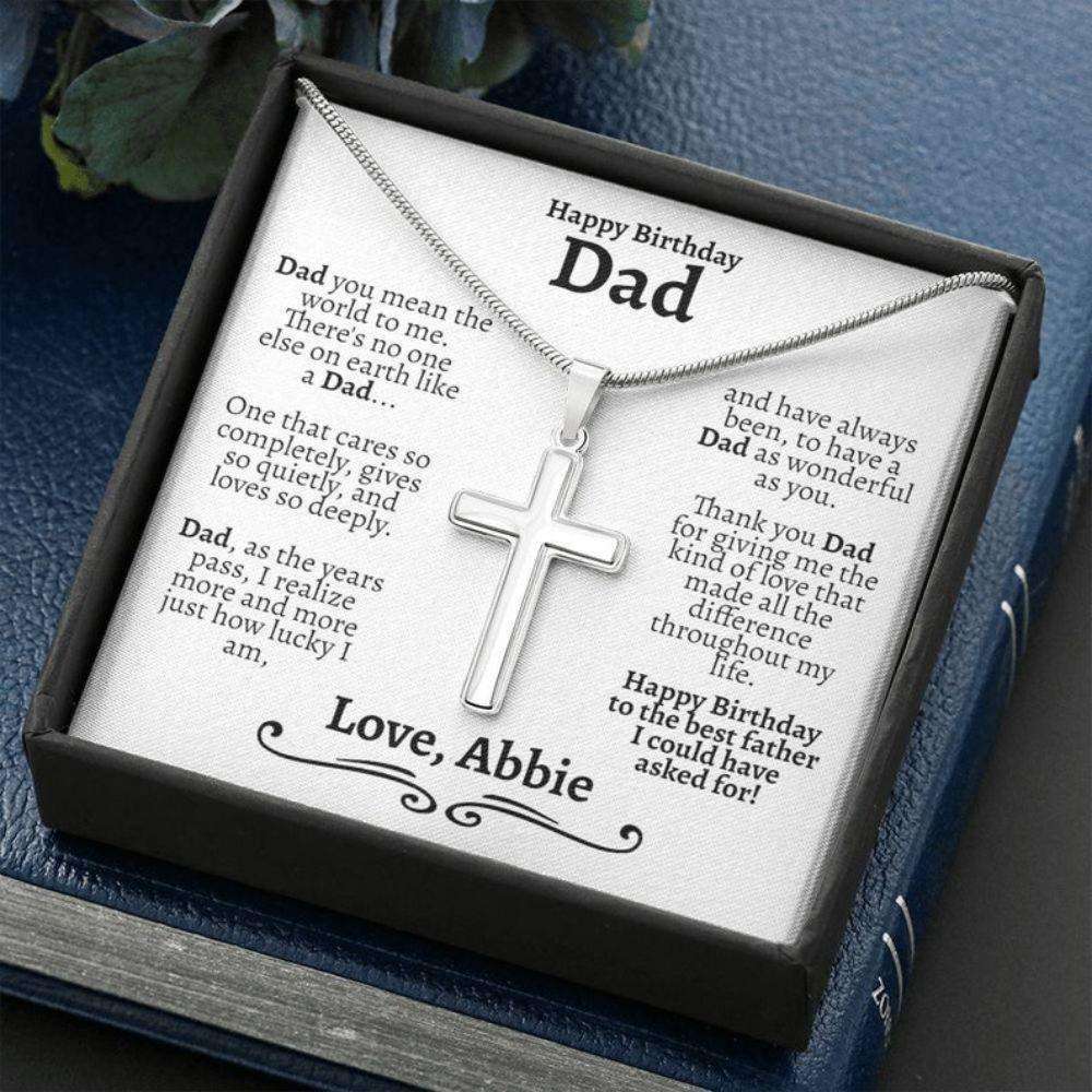 Dad Necklace, Dad’S Birthday, Birthday Necklace Gift For Dad From Daughter, Gift For Dad Who Have Everything, Birthday Present For Dad Father's Day Rakva