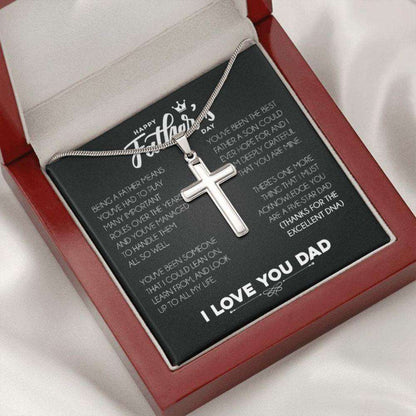 Dad Necklace, Father Necklace Father’S Day Gift, Christian Gift For Dad, Father Son Necklace Father's Day Rakva