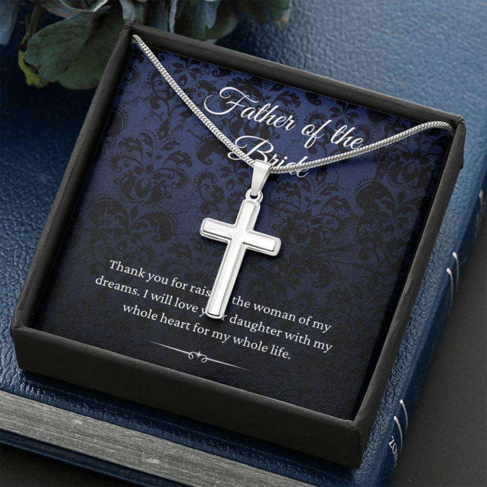 Dad Necklace, Father Of The Bride Wedding Gift From Groom, To Father Of The Bride Necklace From Son In Law Father's Day Rakva