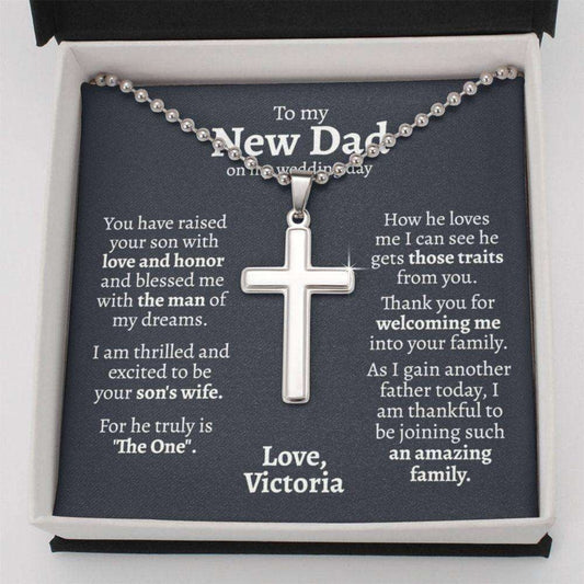 Dad Necklace, Father Of The Groom Gift From Bride, Father In Law Wedding Gift, Father Of The Groom Necklace, Father In Law Gift From Bride Father's Day Rakva