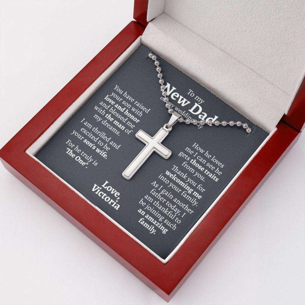 Dad Necklace, Father Of The Groom Gift From Bride, Father In Law Wedding Gift, Father Of The Groom Necklace, Father In Law Gift From Bride Father's Day Rakva