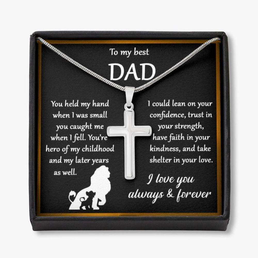 Dad Necklace, Father’S Day Gift For Dad From Daughter, Dad You Are My World Necklace Father's Day Rakva