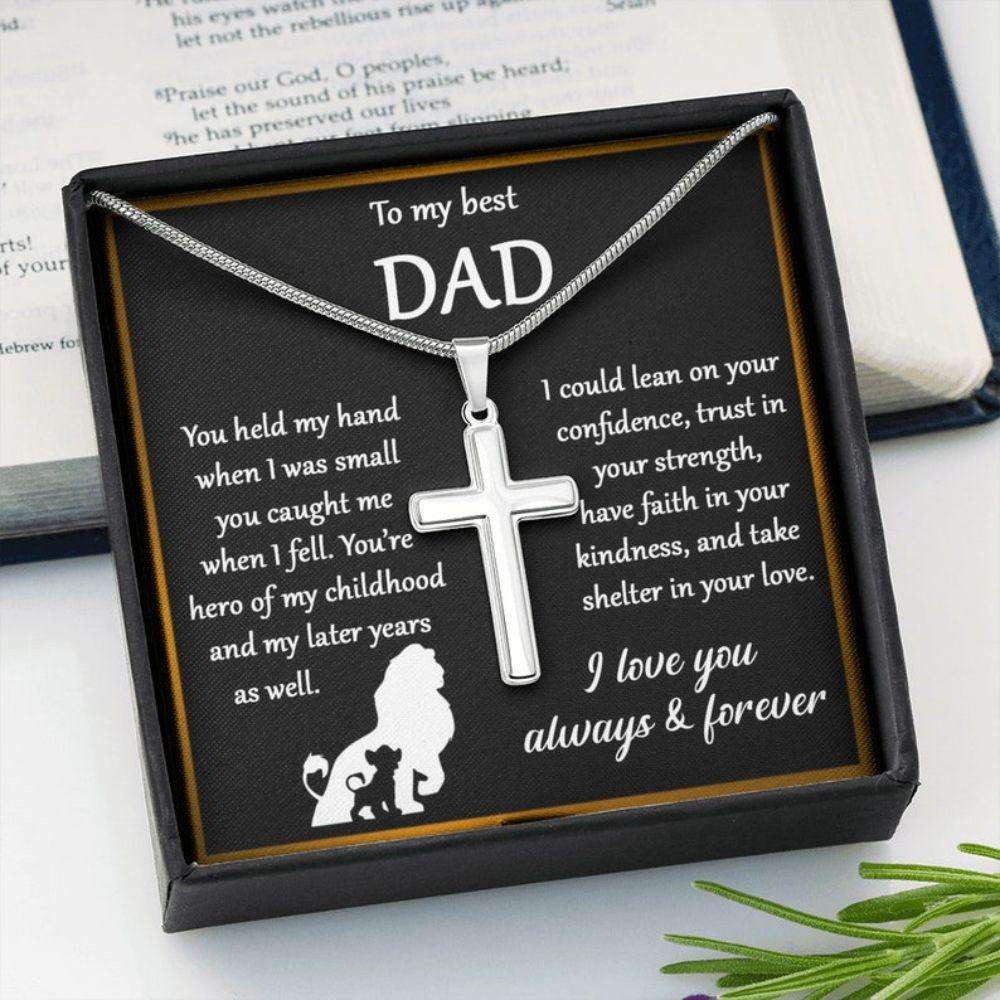 Dad Necklace, Father’S Day Gift For Dad From Daughter, Dad You Are My World Necklace Father's Day Rakva