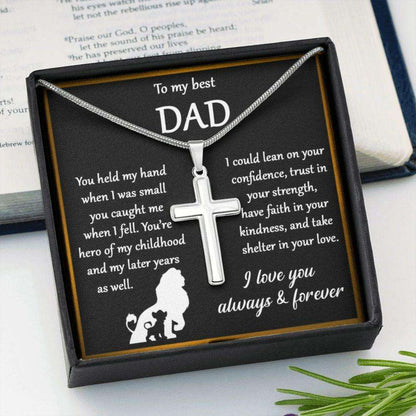 Dad Necklace, Father’S Day Gift For Dad From Daughter, Dad You Are My World Necklace Father's Day Rakva