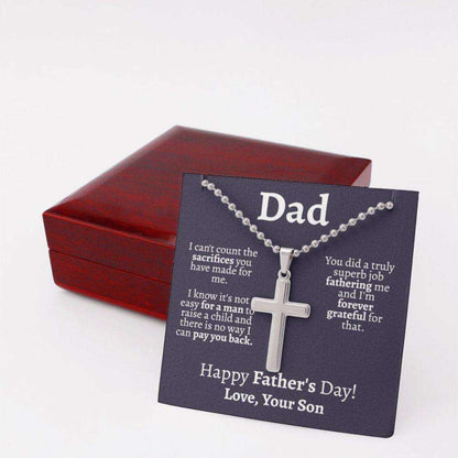 Dad Necklace, Fathers Day Gift From Son, Gifts For Dad, Sentimental Gift For Dad From Son, Gift From Son To Dad, Fathers Day Gift Ideas From Son Father's Day Rakva