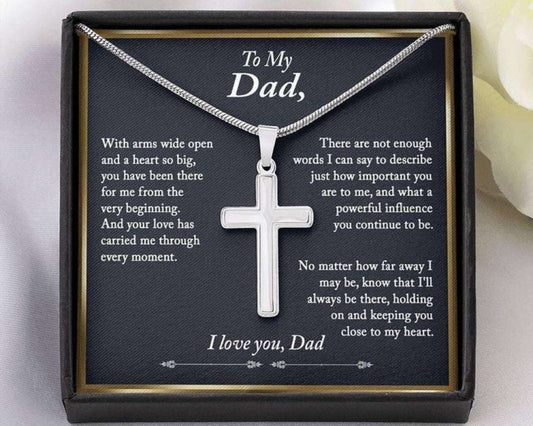 Dad Necklace, Fathers Day Necklace Gift For Dad From Daughter, Father Daughter Necklace Father's Day Rakva