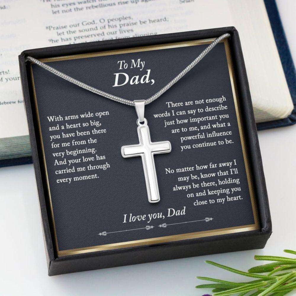 Dad Necklace, Fathers Day Necklace Gift For Dad From Daughter, Father Daughter Necklace Father's Day Rakva