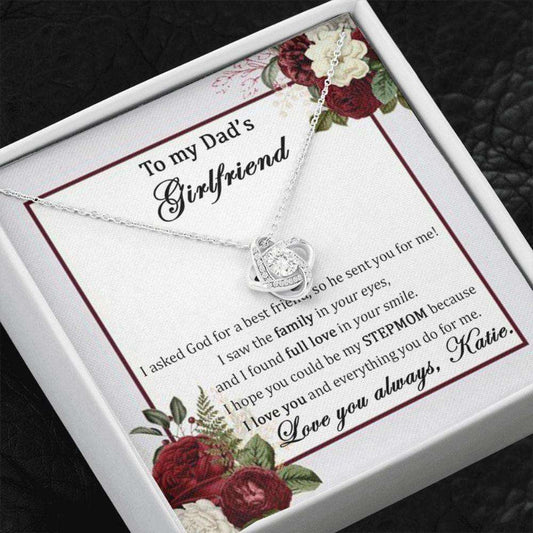 Dads Girlfriend Necklace, Christmas Necklace For Dads Girlfriend From Daughter, Birthday Jewelry For Step Mom, Future Dads Wife Gift Gifts For Daughter Rakva