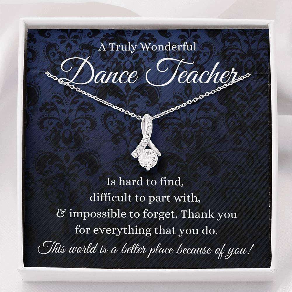 Dance Teacher Necklace, Gifts For Ballet Teacher Necklace Gifts for Mother (Mom) Rakva