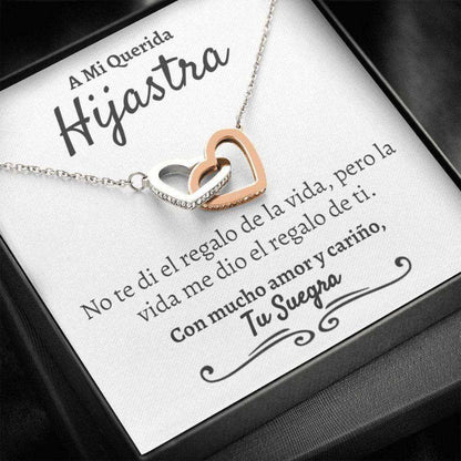 Daughter-In-Law Necklace, A Mi Hijastra, Regalo Para Mi Hijastra, Necklace Gift For Spanish Daughter-In-Law Dughter's Day Rakva