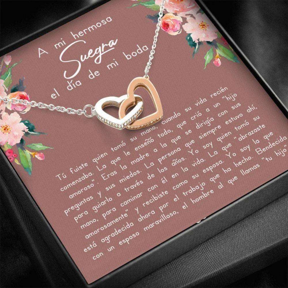 Daughter-In-Law Necklace, A Mi Suegra El D�A De Mi Boda, Gift For Spanish Mother In Law, Suegra Gift On Wedding Day, Suegra Regalo, Suegra Necklace Dughter's Day Rakva