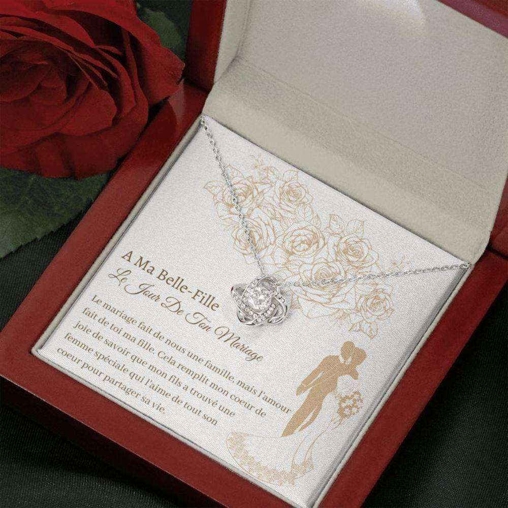 Daughter-In-Law Necklace, Belle-Fille Mirage “ Daughter In Law Bride Wedding Gift “ Cadeau La Mari�E “ Belle-Fille Necklace Dughter's Day Rakva