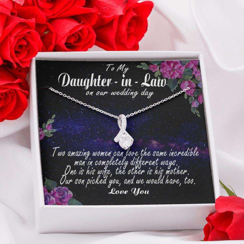 Daughter-In-Law Necklace, Daughter In Law Gift For Wedding Day, Gift For Daughter In Law, Gift For Bride Wedding Gift Gift For Bride Rakva