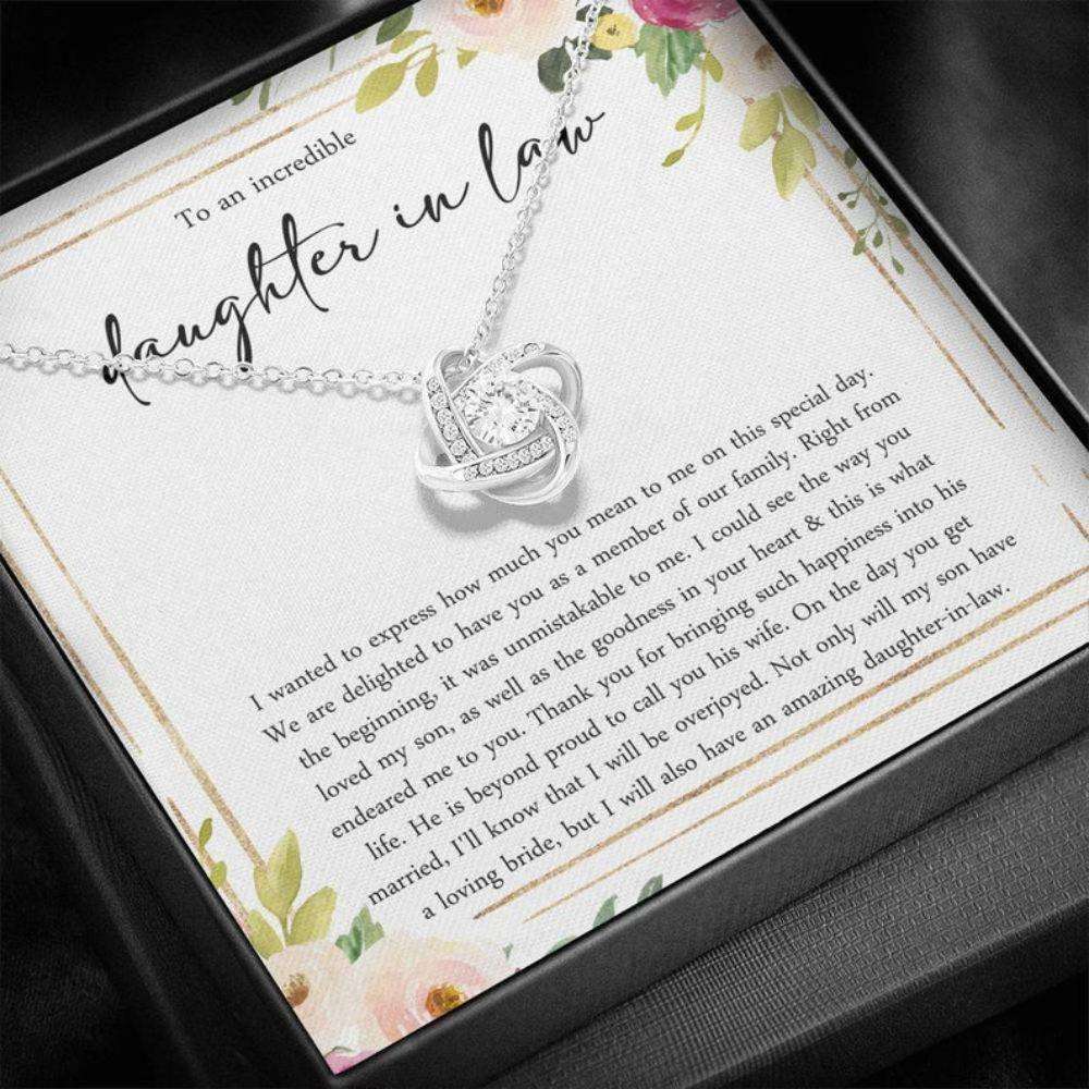 Daughter-In-Law Necklace, Daughter In Law Gift, Gift For Bride From Mother In Law, Wedding Day Gift, Sentimental Gifts Dughter's Day Rakva