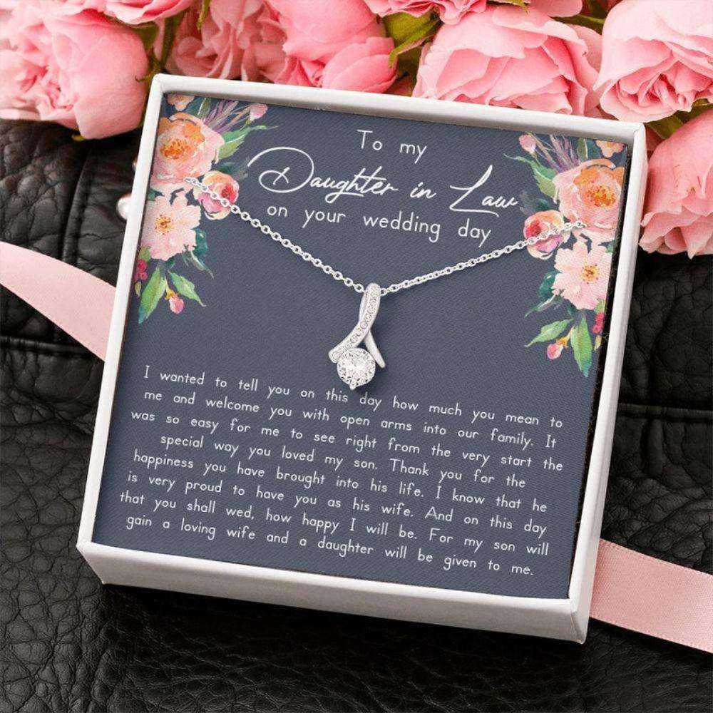 Daughter-In-Law Necklace, Daughter In Law Gift On Wedding Day, Future Daughter In Law, Wedding Gift, Bride Gift From Mother In Law Dughter's Day Rakva