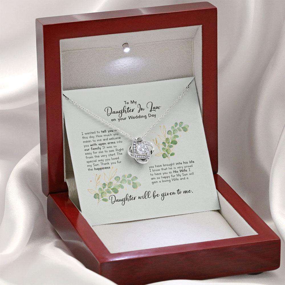 Daughter-In-Law Necklace, Gift For Bride From Mother Of Groom, Bridal Shower Gifts From Mother Of The Groom, Daughter In Law Gift Gifts For Daughter Rakva