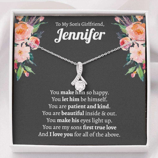 Daughter-In-Law Necklace, Sons Girlfriend Gift, Christmas Gift For Sons Girlfriend, Gift For Son’S Girlfriend, Son’S Girlfriends Necklace Dughter's Day Rakva