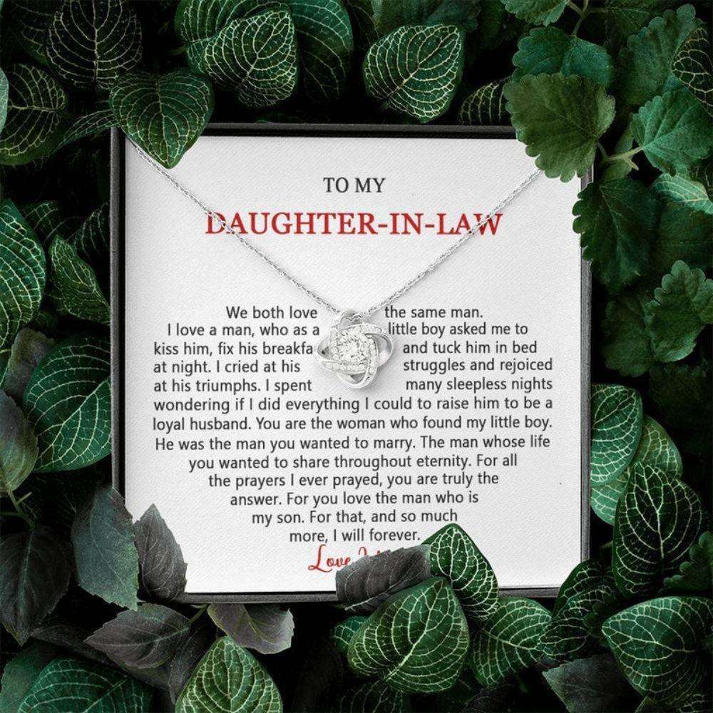 Daughter-In-Law Necklace, To My Daughter-In-Law, Gift For Daughter-In-Law, To My Future Daughter-In-Law Wedding Day Necklace Gift Dughter's Day Rakva