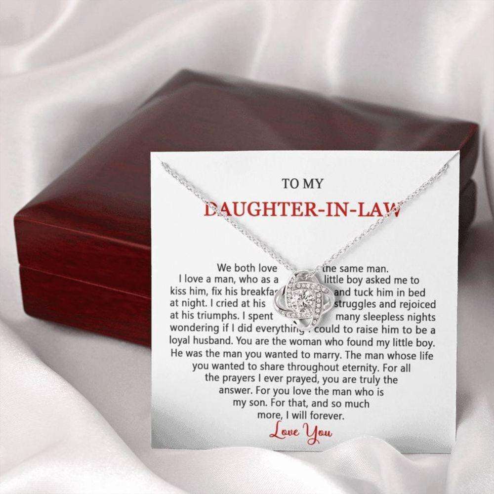 Daughter-In-Law Necklace, To My Daughter-In-Law, Gift For Daughter-In-Law, To My Future Daughter-In-Law Wedding Day Necklace Gift Dughter's Day Rakva