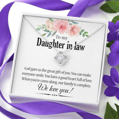 Daughter-In-Law Necklace, To My Daughter In Law Gift, Necklace For Daughter In Law, Birthday Gift For Daughter In Law Dughter's Day Rakva