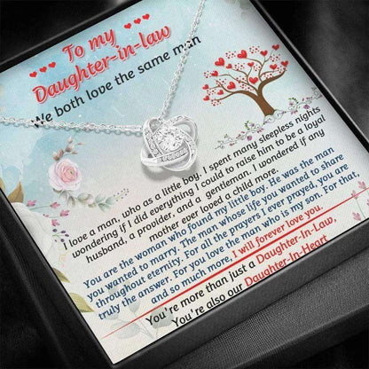 Daughter-In-Law Necklace, To My Daughter In Law Gift Necklace Wedding Gift From Mother-In Law Dughter's Day Rakva