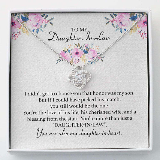 Daughter-In-Law Necklace, To My Daughter In Law Necklace Gift “ Daughter In Law Gift Dughter's Day Rakva