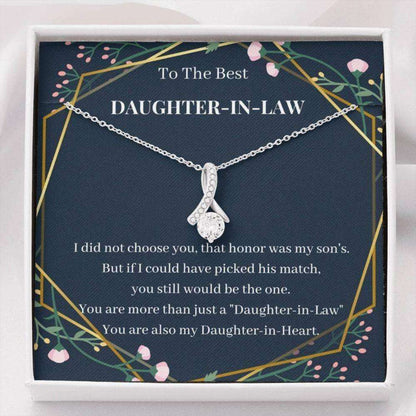 Daughter-In-Law Necklace, To My Daughter-In-Law Necklace, Gift For Bonus Daughter Wedding Gift Dughter's Day Rakva