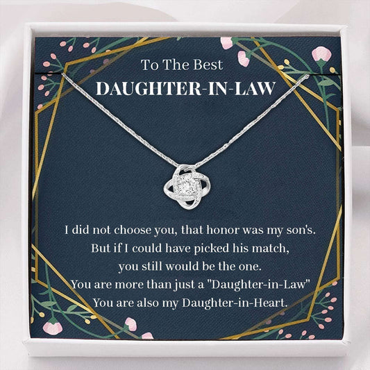 Daughter-In-Law Necklace, To My Daughter-In-Law Necklace, Gift For Bonus Daughter Wedding Gift Dughter's Day Rakva