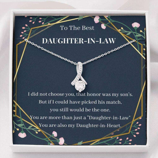 Daughter-In-Law Necklace, To My Daughter-In-Law Necklace, Gift For Bonus Daughter Wedding Gift Gifts For Daughter Rakva