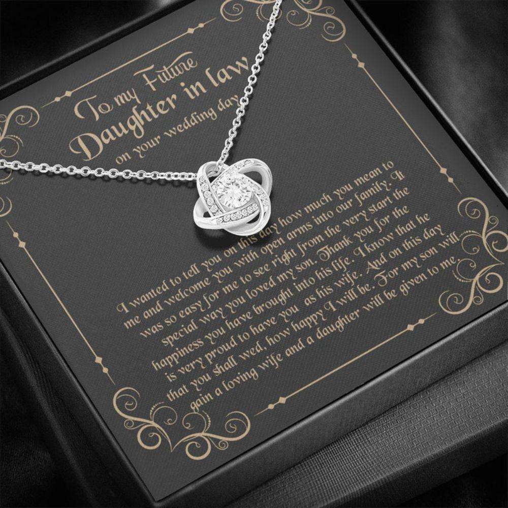 Daughter-In-Law Necklace, To My Daughter-In-Law Necklace, Gift For Daughter-In-Law, Wedding Gift Dughter's Day Rakva