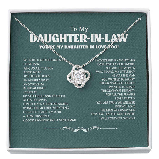 Daughter-In-Law Necklace, To My Daughter-In-Law Necklace Gift, Welcoming Daughter In Law Into Family Custom Necklace Gifts For Daughter Rakva