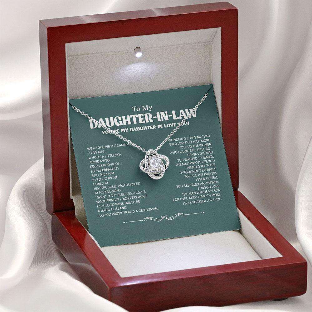 Daughter-In-Law Necklace, To My Daughter-In-Law Necklace Gift, Welcoming Daughter In Law Into Family Custom Necklace Gifts For Daughter Rakva