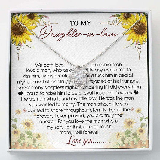 Daughter-In-Law Necklace, To My Daughter-In-Law Necklace Gifts “ Gift For Daughter In Law Dughter's Day Rakva