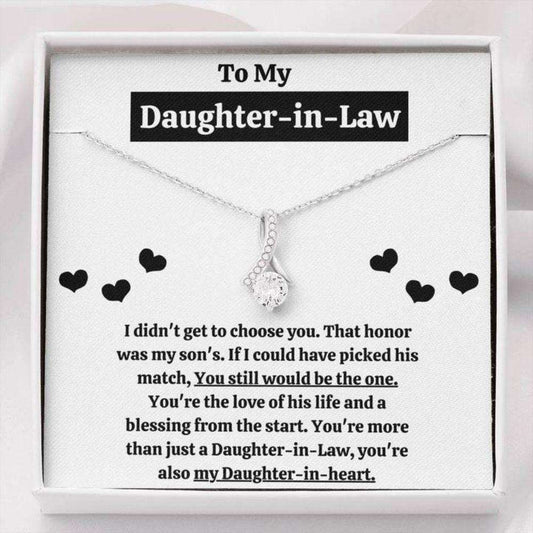 Daughter-In-Law Necklace, To My Daughter-In-Law Œblessing From The Start” Necklace Gift Dughter's Day Rakva