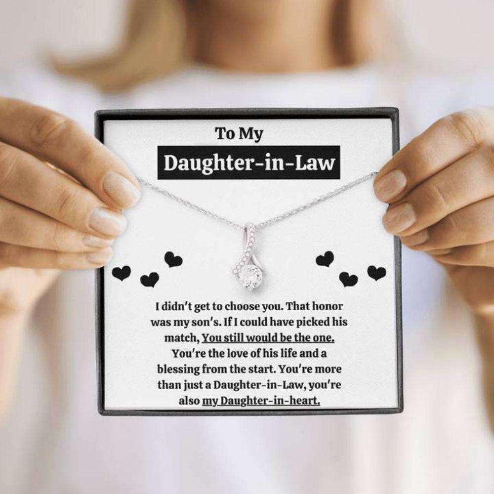 Daughter-In-Law Necklace, To My Daughter-In-Law Œblessing From The Start” Necklace Gift Dughter's Day Rakva