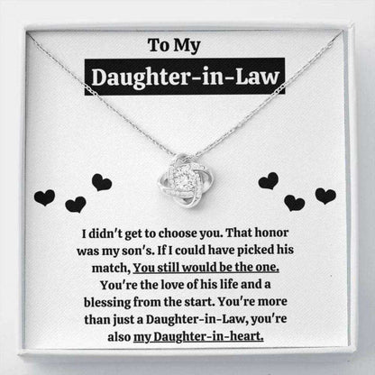 Daughter-In-Law Necklace, To My Daughter-In-Law Œblessing From The Start” Necklace Gift Dughter's Day Rakva