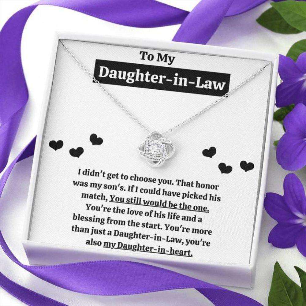 Daughter-In-Law Necklace, To My Daughter-In-Law Œblessing From The Start” Necklace Gift Dughter's Day Rakva