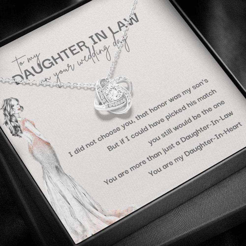 Daughter-In-Law Necklace,To My Future Daughter-In-Law, Bonus Daughter Gift, Wedding Day Gift For Daughter In Law Dughter's Day Rakva