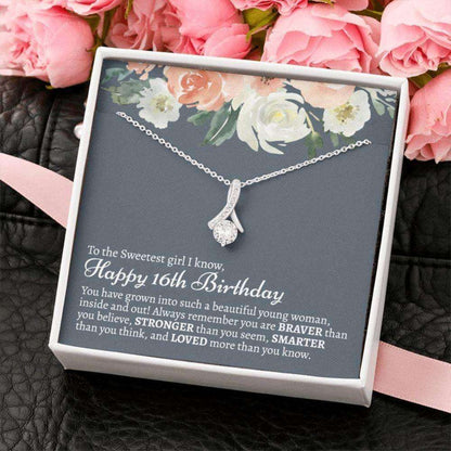 Daughter Necklace, 16Th Birthday Gift Girl, Sweet 16 Necklace, Sweet 16 Gift For Girls, Gift For 16 Year Old Girl, 16Th Birthday Gift For Her Dughter's Day Rakva