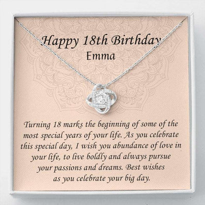 Daughter Necklace, 18Th Birthday Necklaces For Girls, 18 Year Old Birthday Necklace Girl, 18Th Birthday Necklace Dughter's Day Rakva