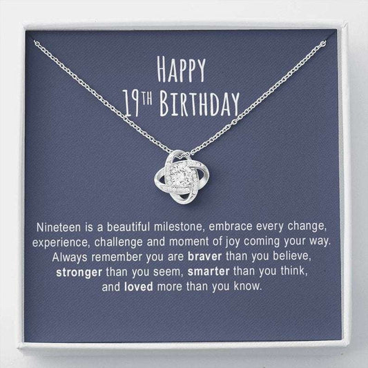 Daughter Necklace, 19Th Birthday Necklace Gift, 19Th Birthday Necklace Gift For Women Dughter's Day Rakva