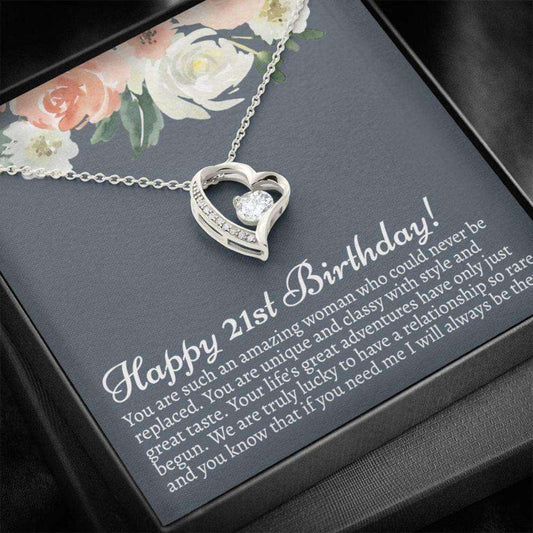 Daughter Necklace, 21St Birthday Necklace, 21St Birthday Gift For Daughter, 21 Years Old Women Dughter's Day Rakva